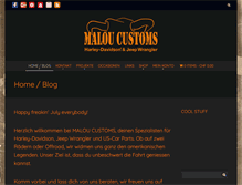 Tablet Screenshot of malou-customs.ch